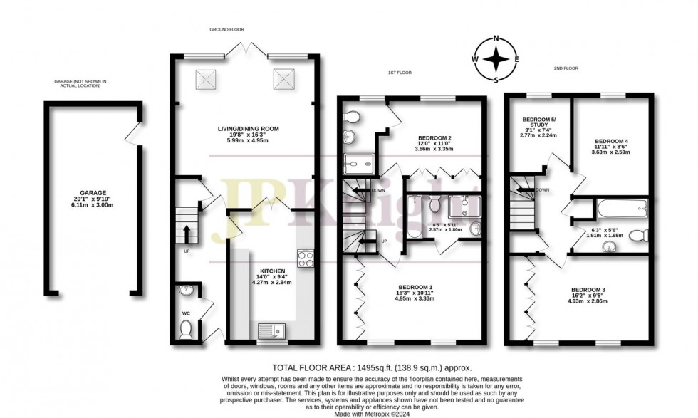 Floorplan for Habitat Way, Wallingford