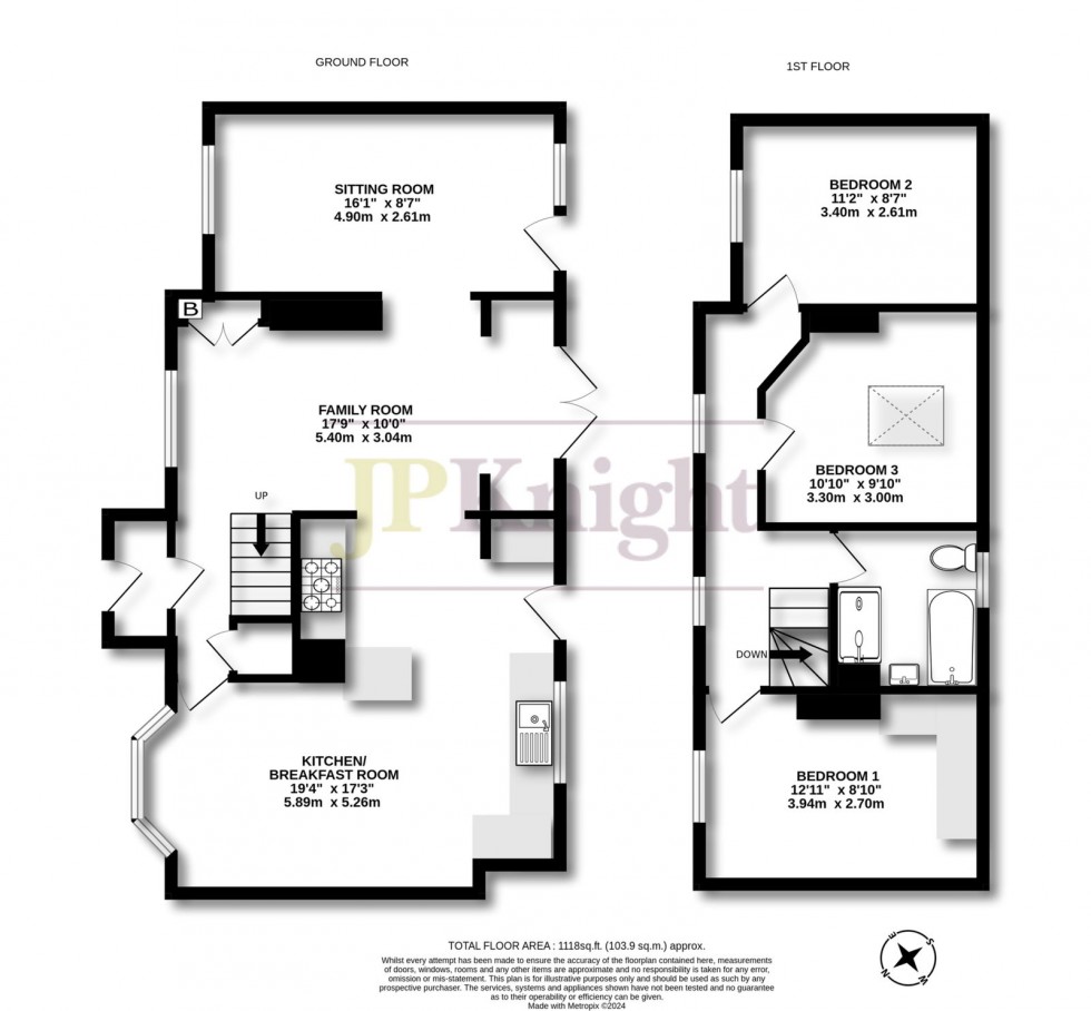Floorplan for Wallingford, OX10 0JU