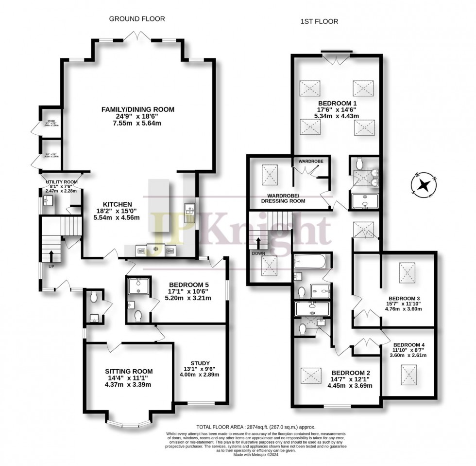 Floorplan for Wallingford Road, North Stoke