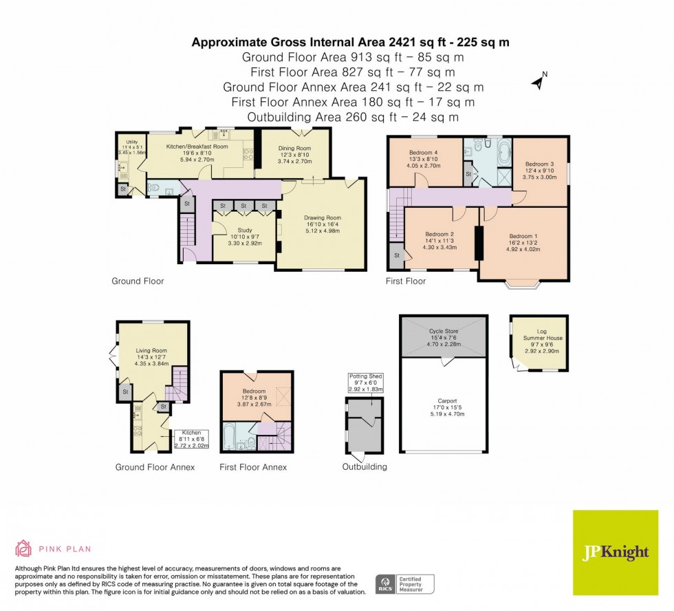 Floorplan for High Street, Long Wittenham, OX14 4QQ