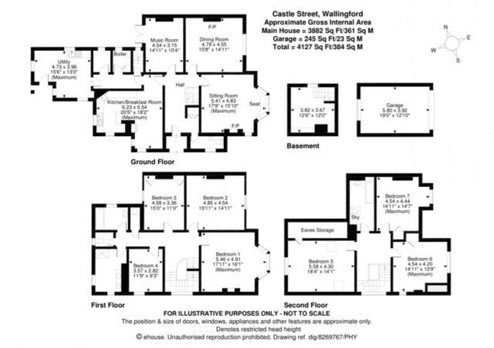 Floorplan for Castle Street, Wallingford