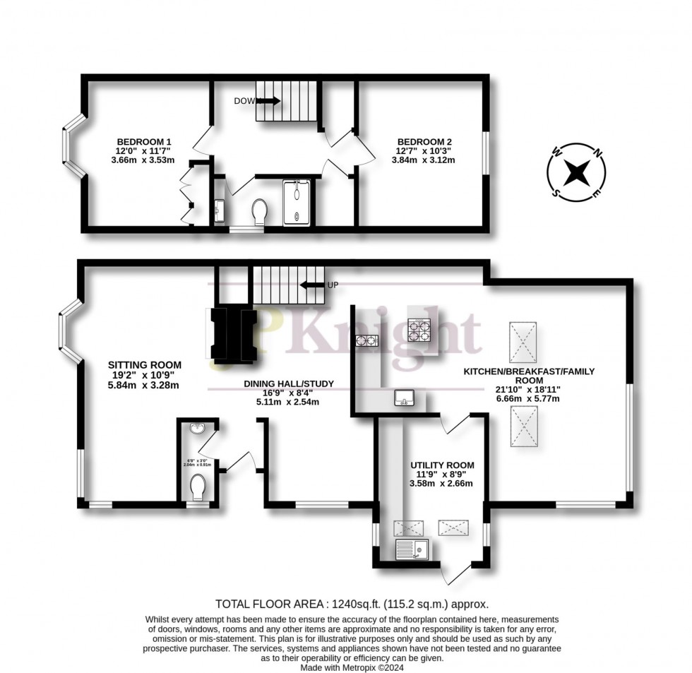Floorplan for Dorchester on Thames, OX10 7JR