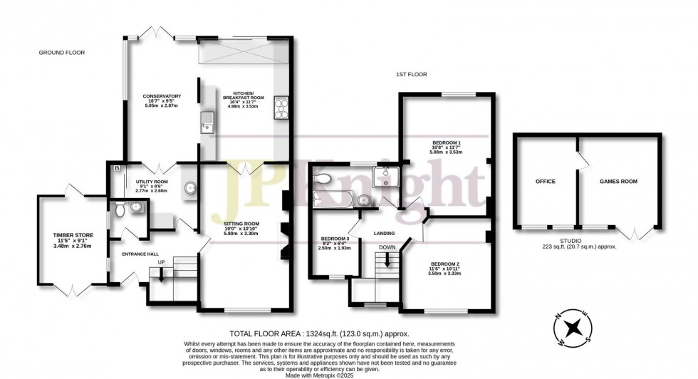 Floorplan for Drayton St Leonard, Oxfordshire, OX10 7AS
