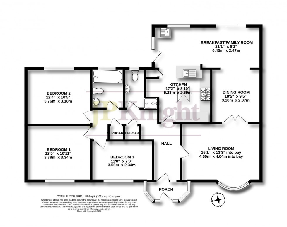 Floorplan for Page Furlong, Dorchester-on-Thames