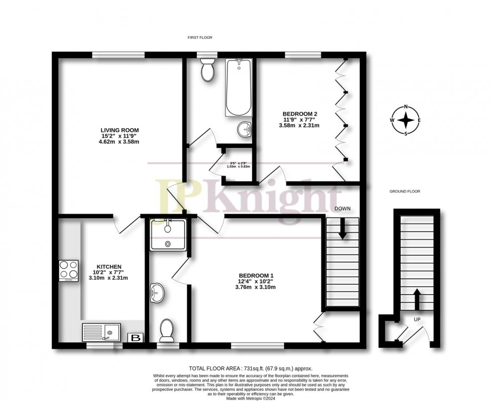 Floorplan for Windsor Drive, Wallingford