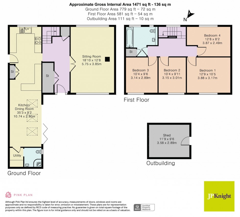 Floorplan for Littleworth Road, Benson