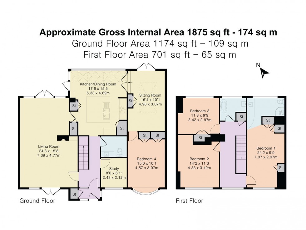 Floorplan for The Street, Ewelme, Wallingford, OX10 6HQ