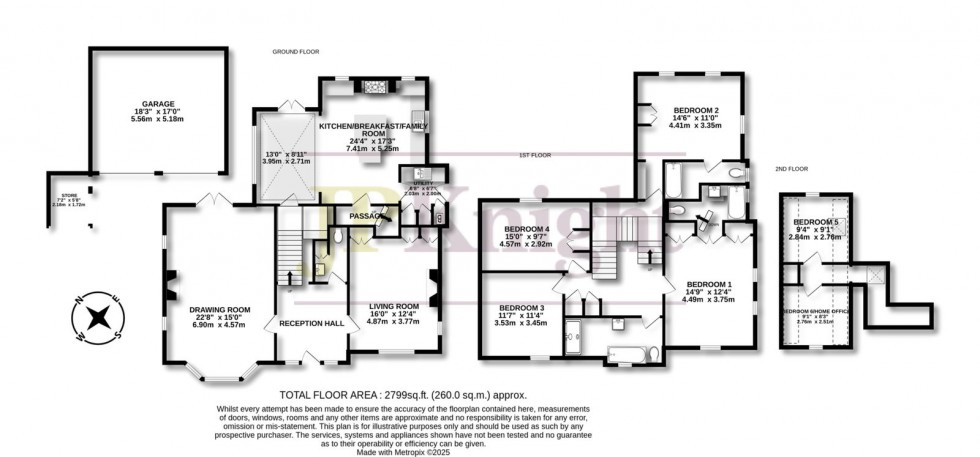 Floorplan for The Street, Ewelme, Wallingford, OX10 6HQ
