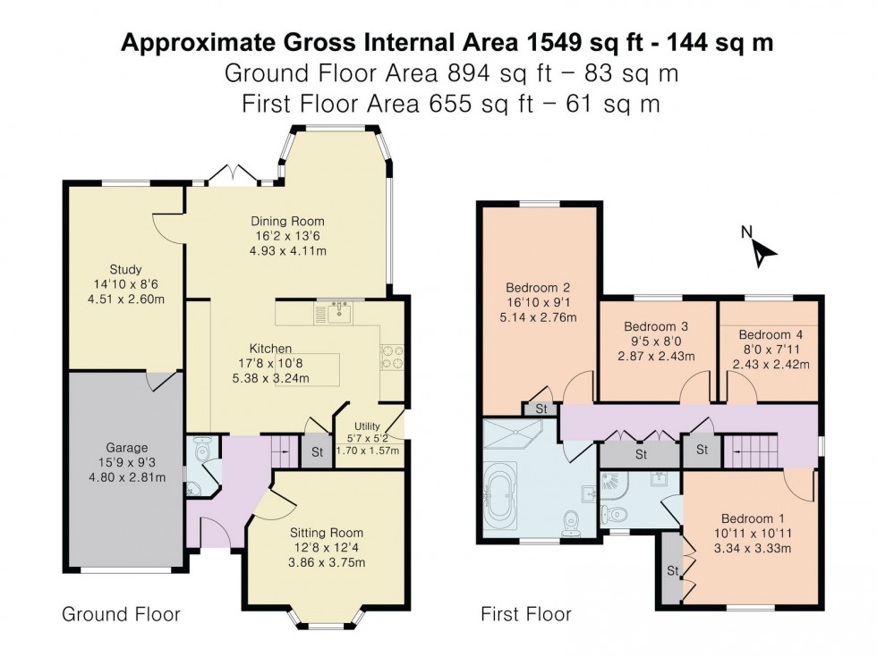 Floorplan for Howbery Farm, Crowmarsh Gifford, Wallingford, OX10 8NR
