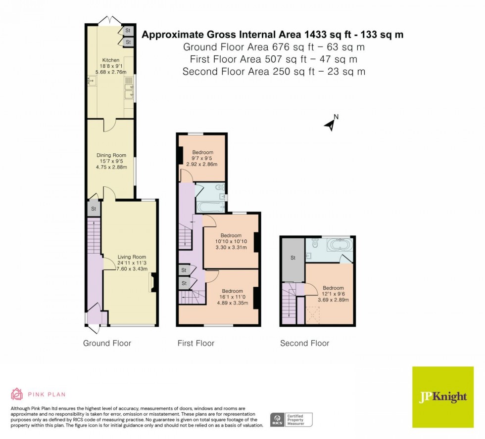 Floorplan for Baldon Lane, Marsh Baldon, Oxford, OX44 9LT