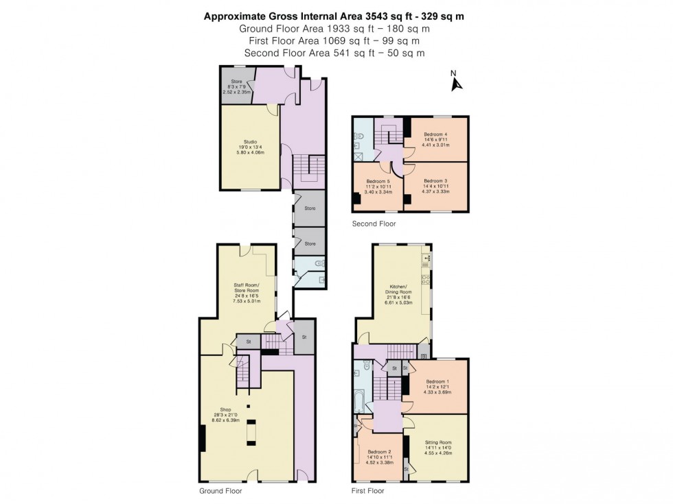 Floorplan for High Street, Wallingford, OX10 0BX