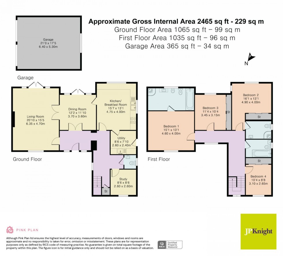 Floorplan for Lane End, Crowmarsh Gifford, ox10 8dg