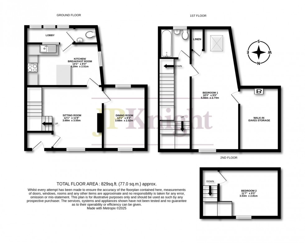 Floorplan for St. Leonards Lane, Wallingford, OX10 0HA
