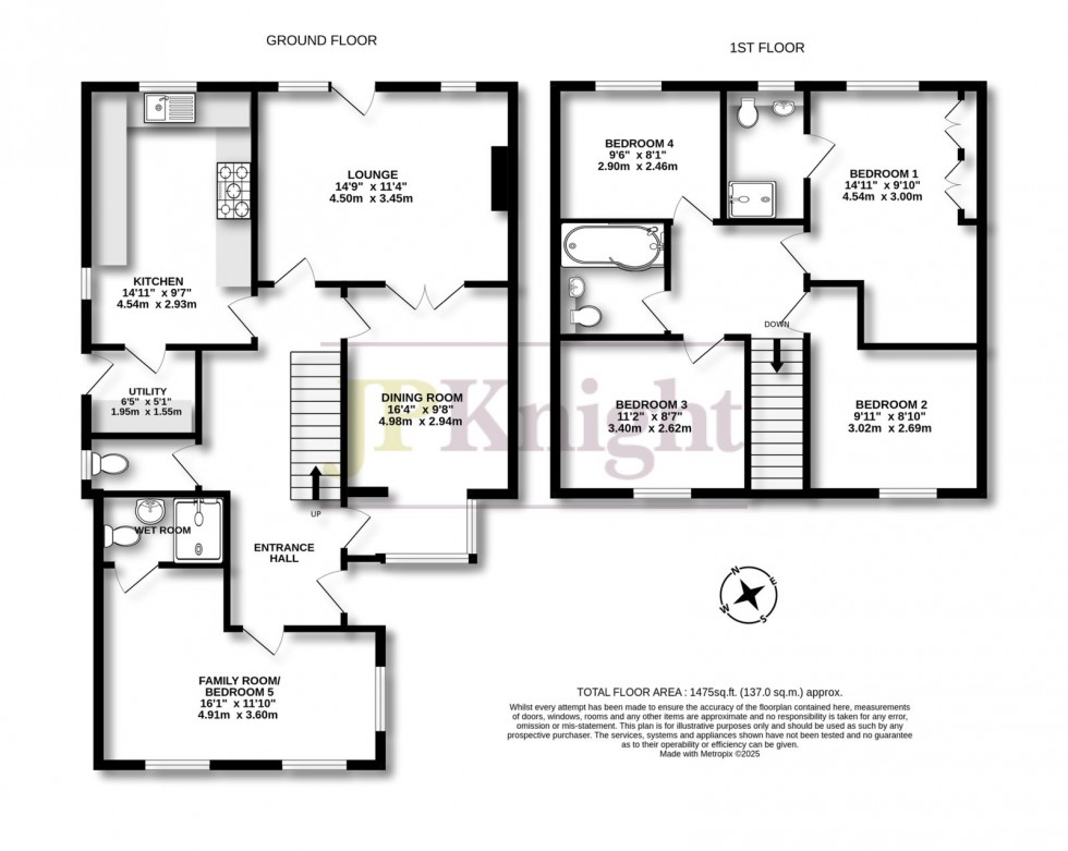 Floorplan for St. Helens Avenue, Benson, Wallingford, OX10 6RU