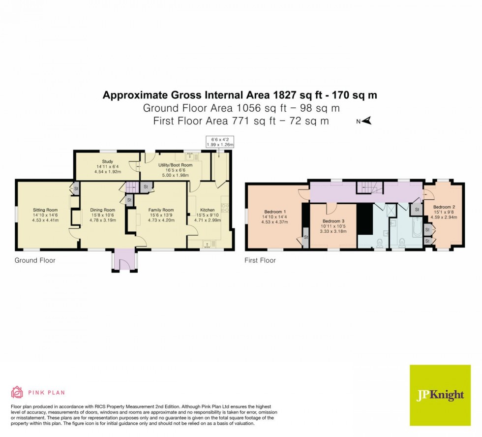 Floorplan for Castle Street, Steventon