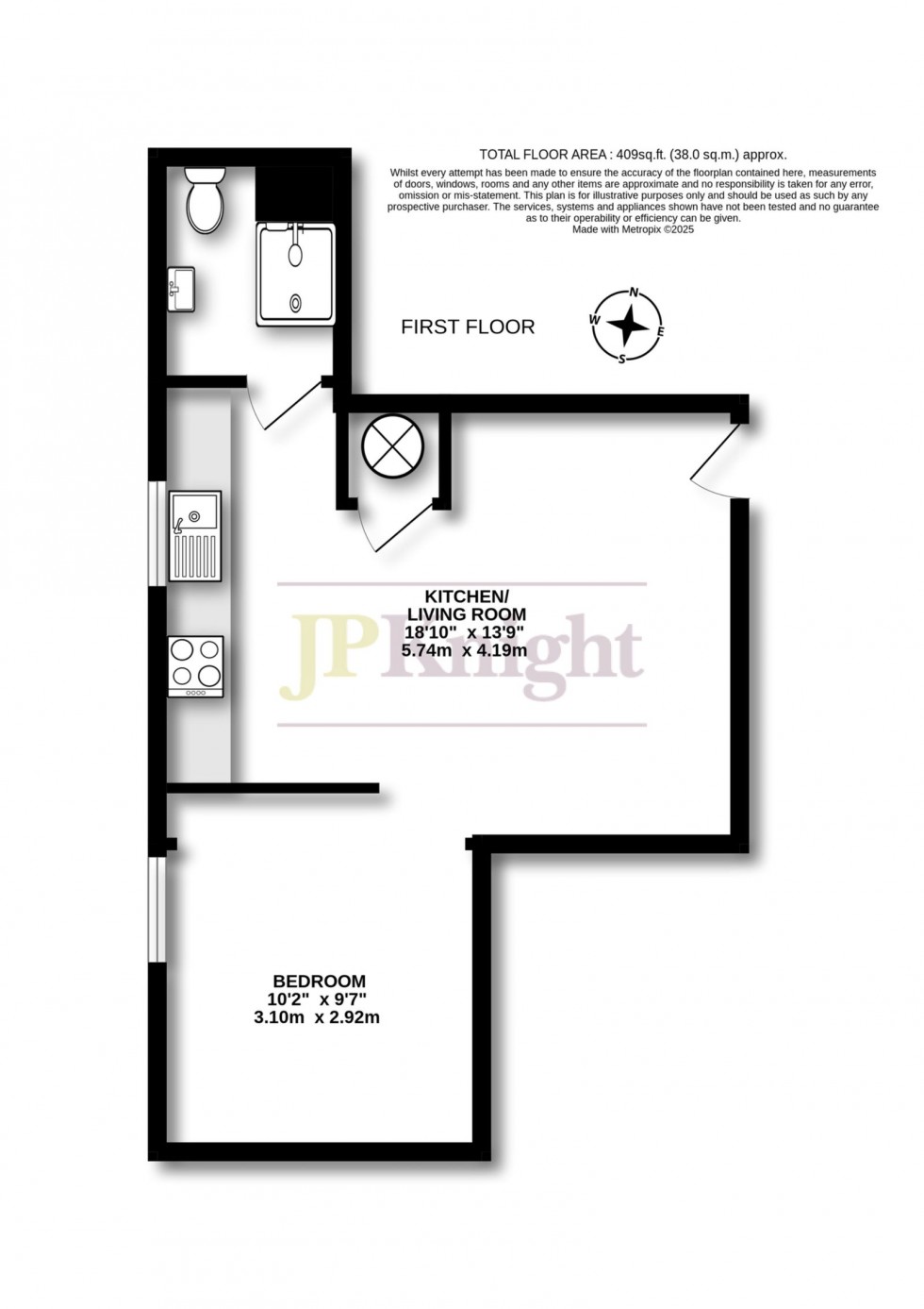 Floorplan for High Street, Wallingford
