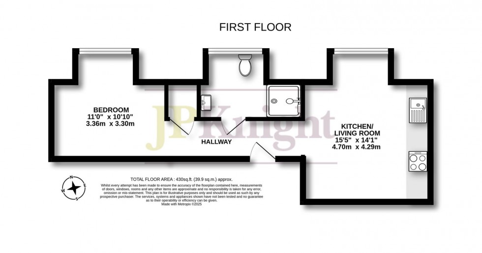 Floorplan for High Street, Wallingford