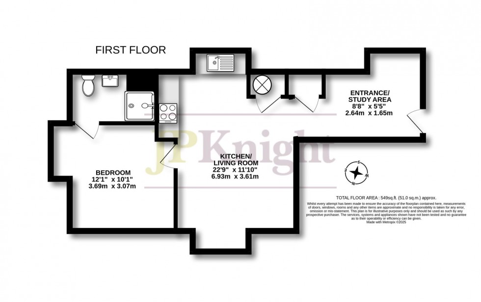 Floorplan for High Street, Wallingford