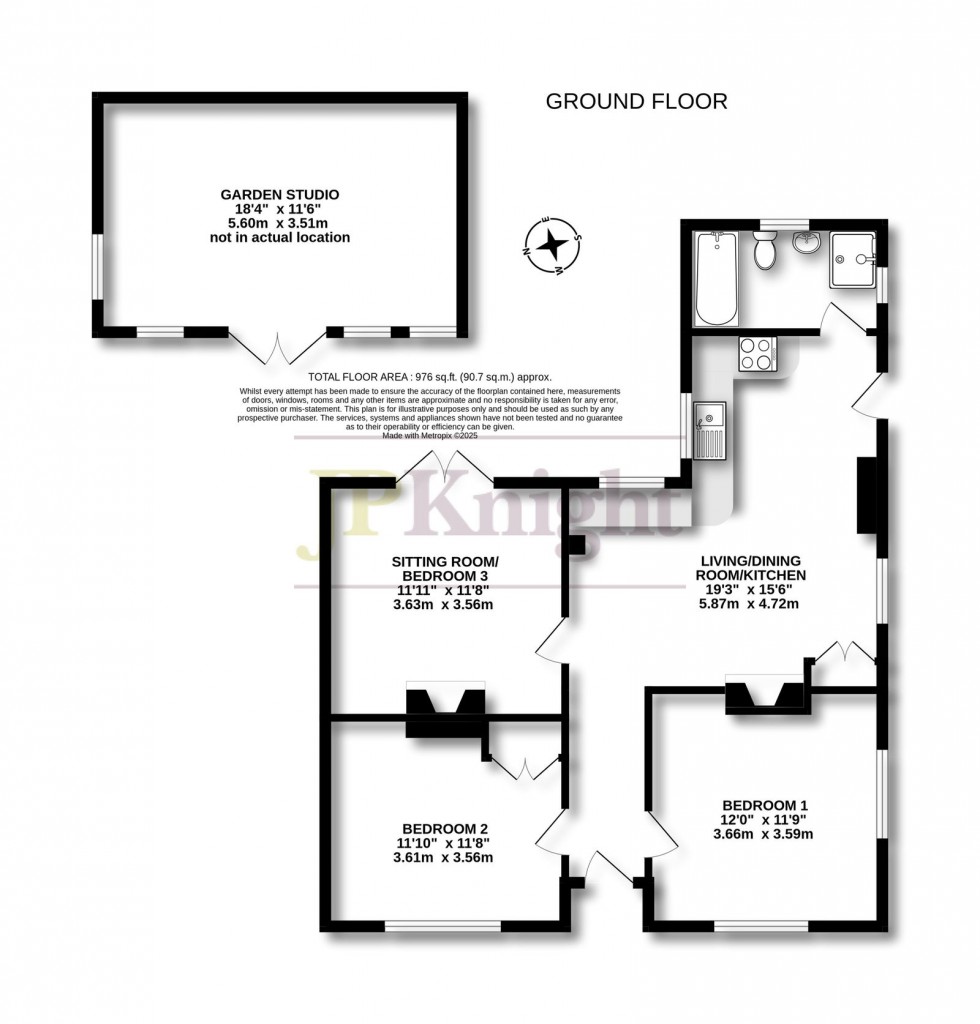 Floorplan for Cholsey, OX10 9QN