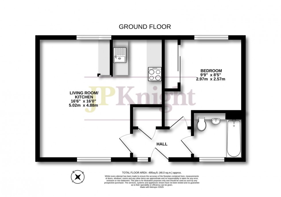 Floorplan for Ratcliffe Court, Cholsey, OX10 9QF