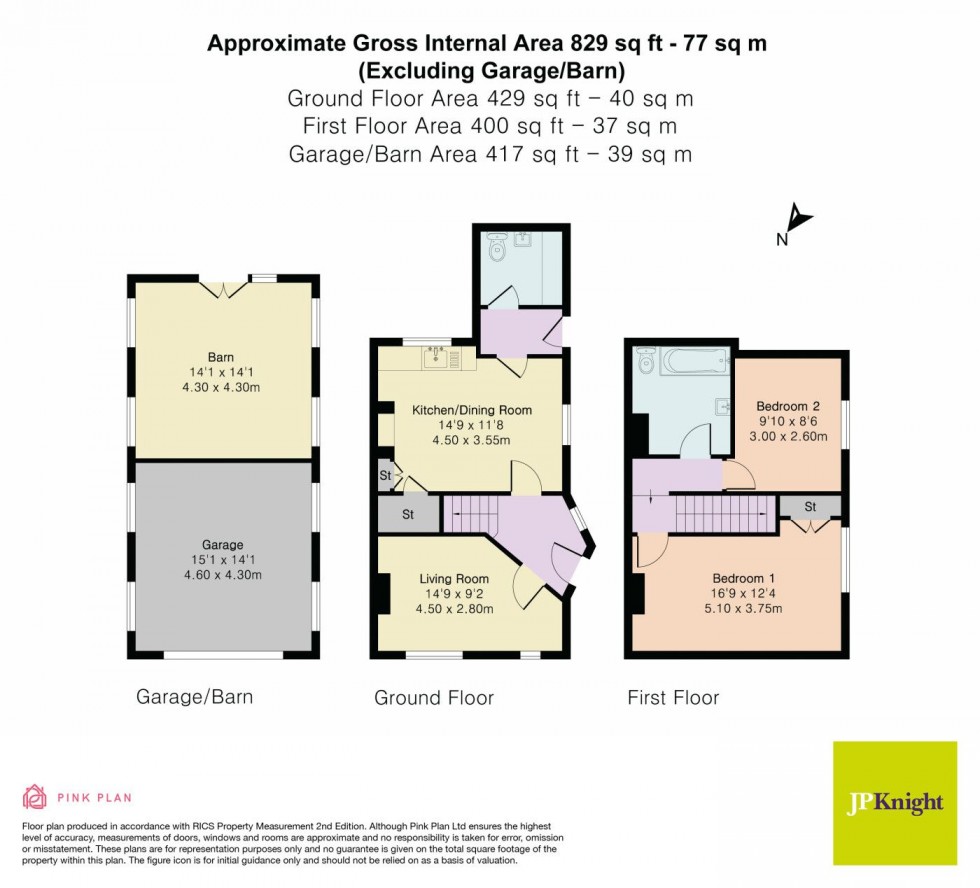 Floorplan for Hammonds End, Bradley Street, Checkendon