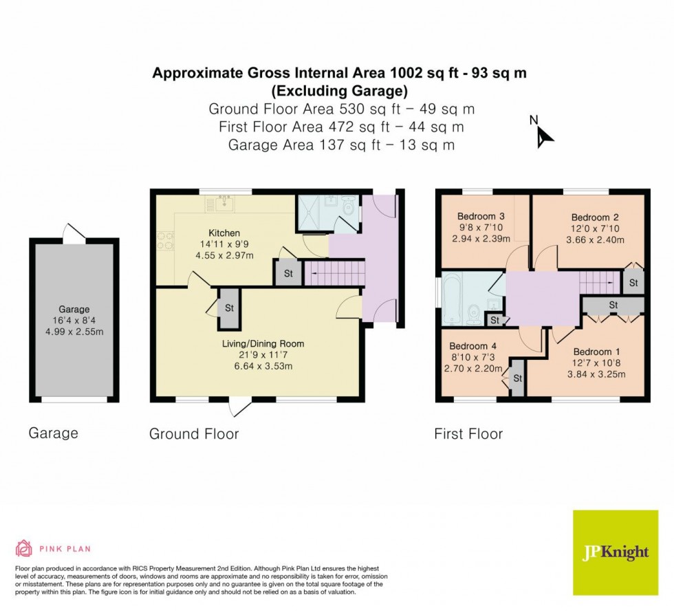 Floorplan for Newnham Green, Crowmarsh Gifford