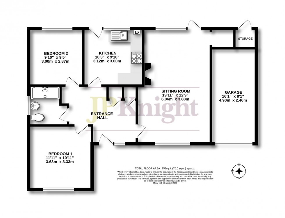 Floorplan for Droveside, Cholsey