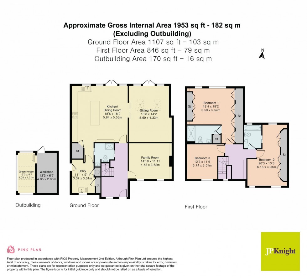 Floorplan for The Croft, Aston Tirrold