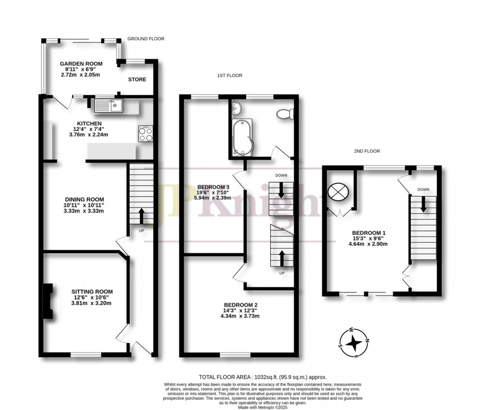Floorplan for Wood Street, Wallingford