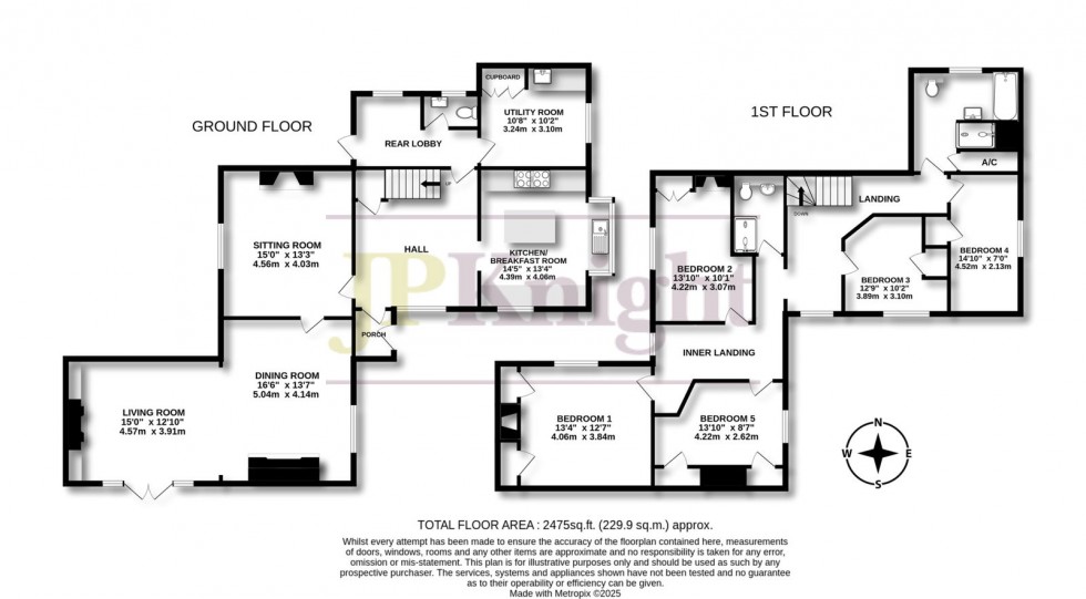 Floorplan for High Street, Long Wittenham, Abingdon, OX14 4QH