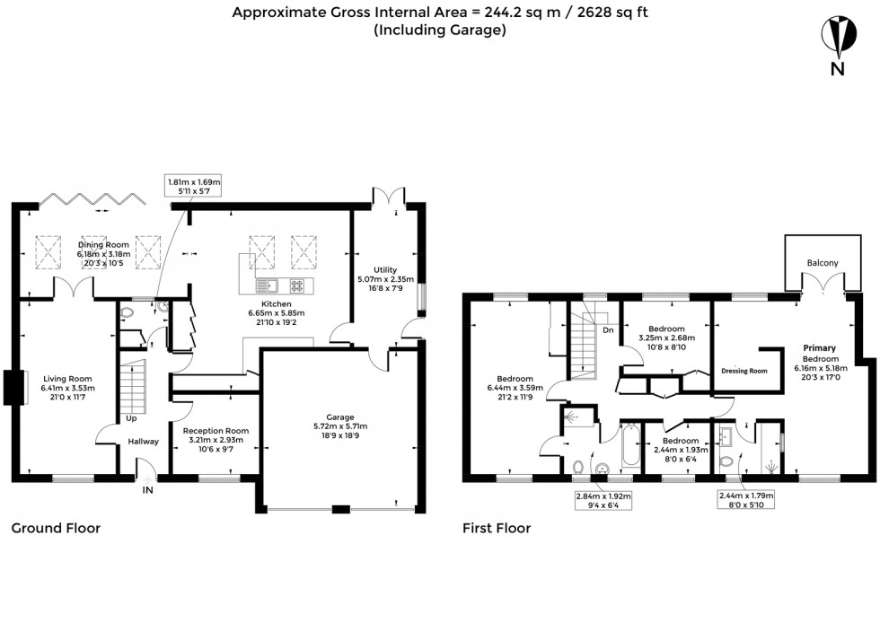 Floorplan for Pound Lane, Cholsey, OX10 9NR