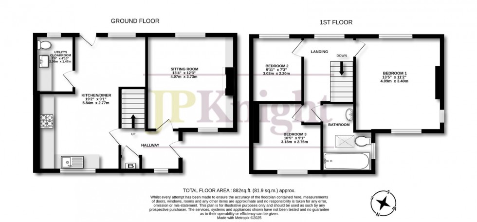 Floorplan for Goring Road, Woodcote