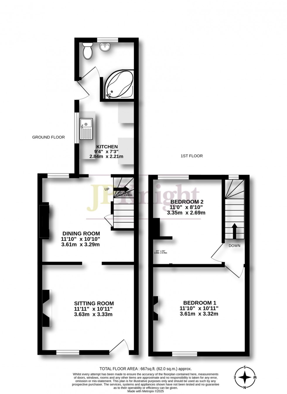 Floorplan for Church Street, Didcot