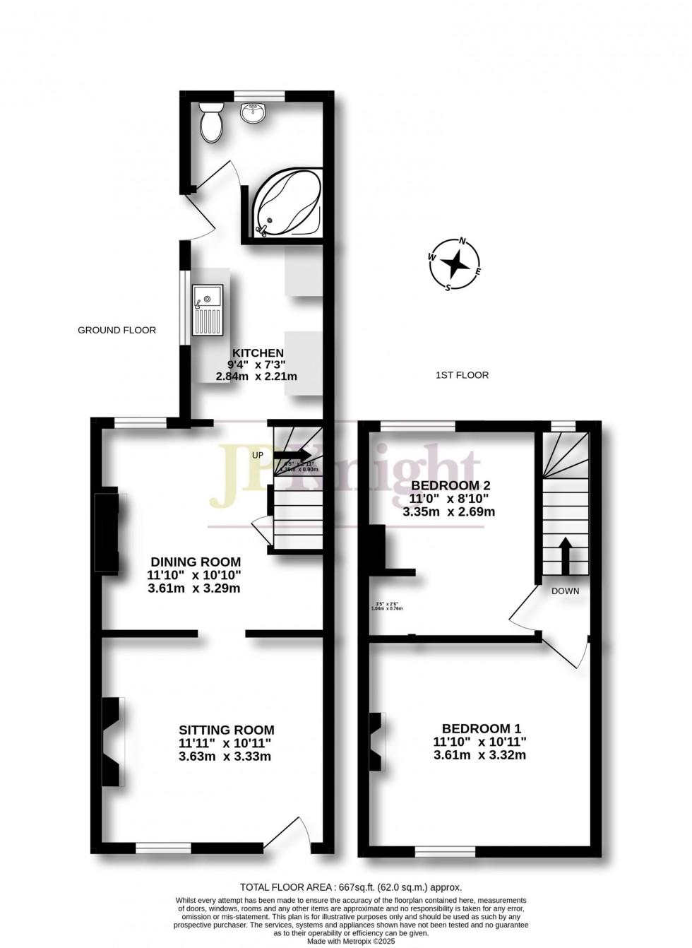 Floorplan for Church Street, Didcot