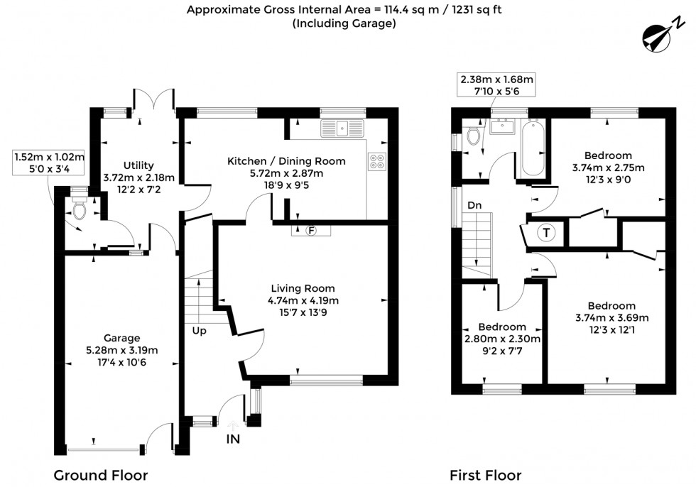 Floorplan for Station Road, Cholsey, OX10 9PX