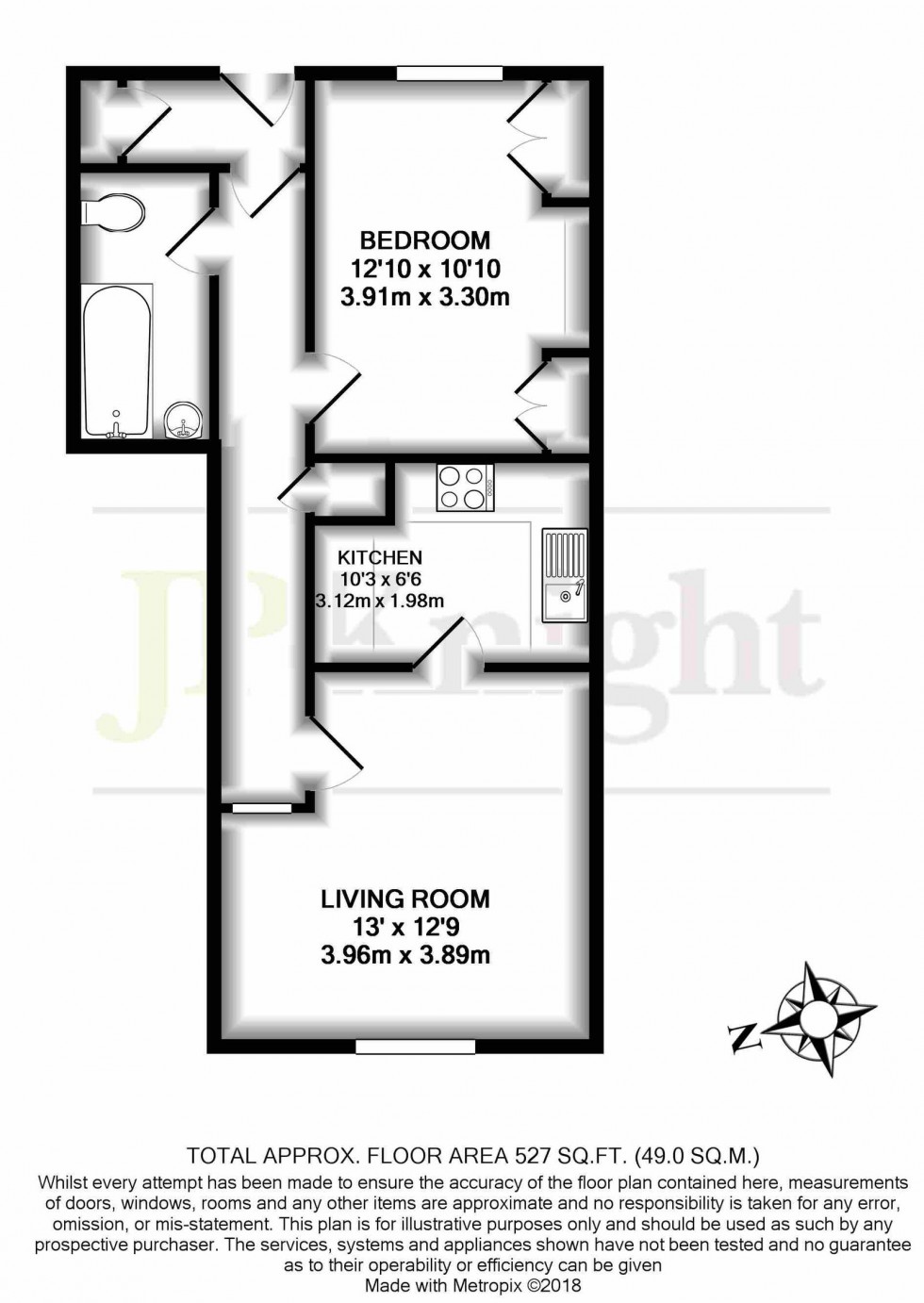 Floorplan for St. Marys Street, Wallingford, OX10 0EL