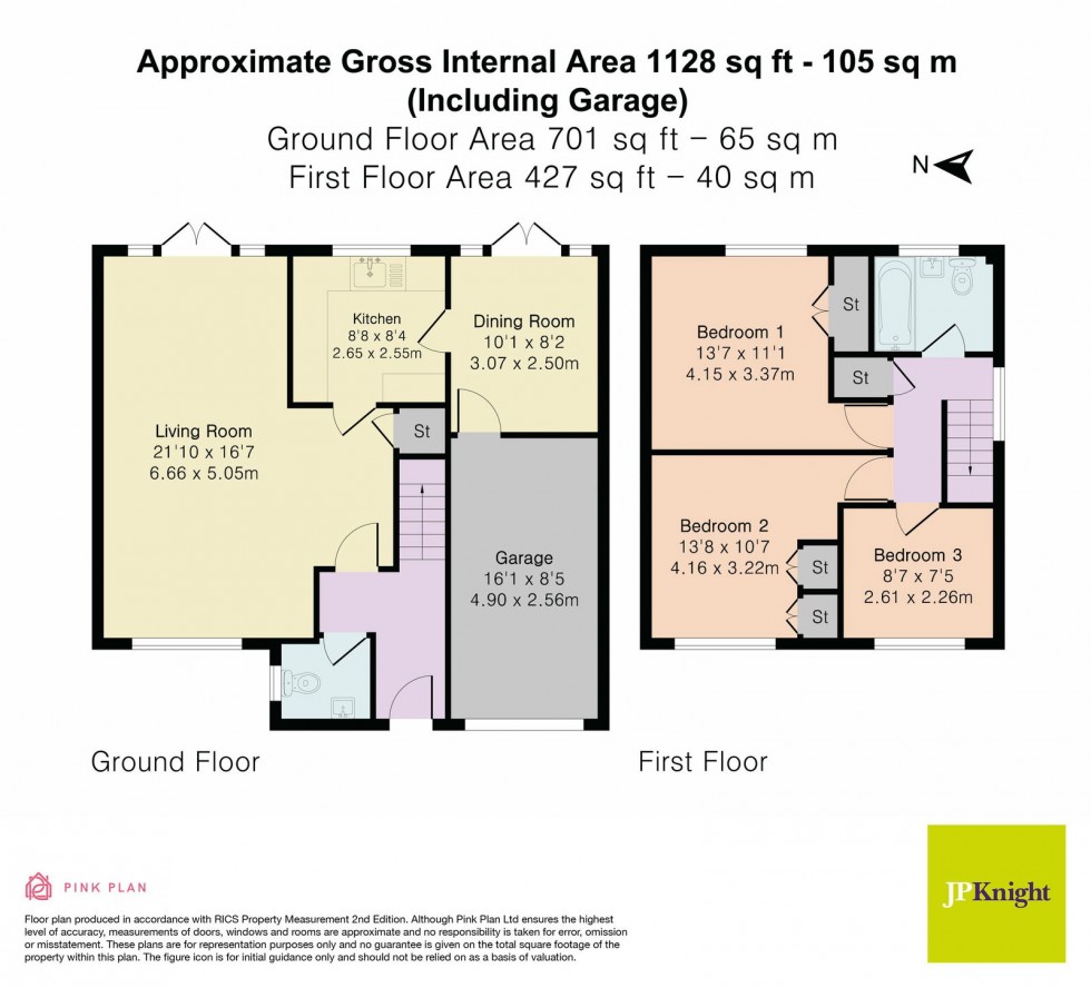 Floorplan for Old Moor Close, Wallingford