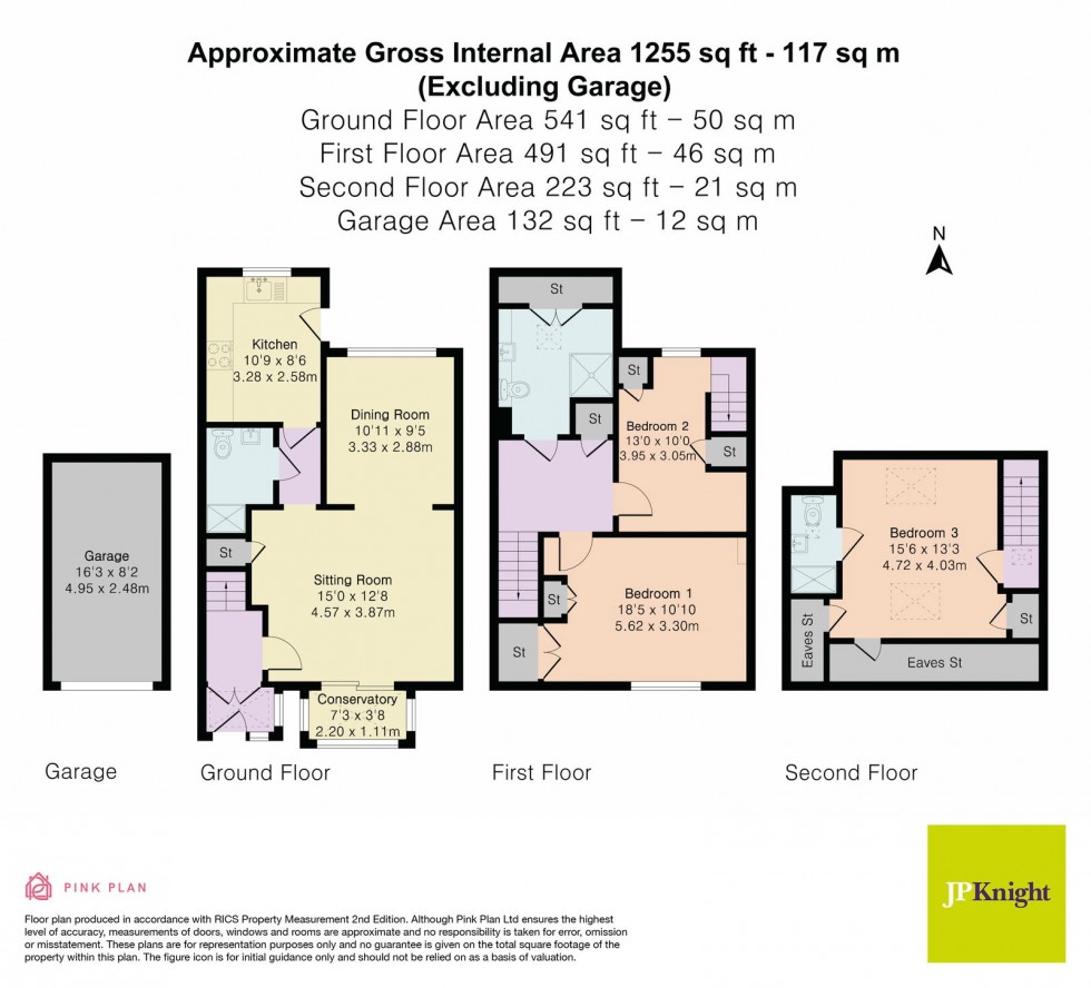 Floorplan for St. Lucians Lane, Wallingford, OX10 9ER