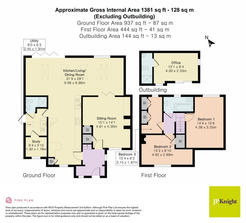 Floorplan for Henfield View, Warborough, Wallingford, OX10 7DB