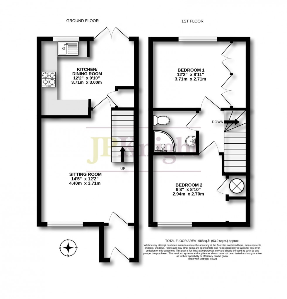 Floorplan for Wallingford, OX10 0PL