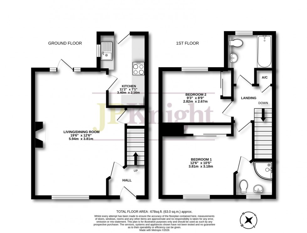Floorplan for The Street, Ewelme, Wallingford, OX10 6HQ
