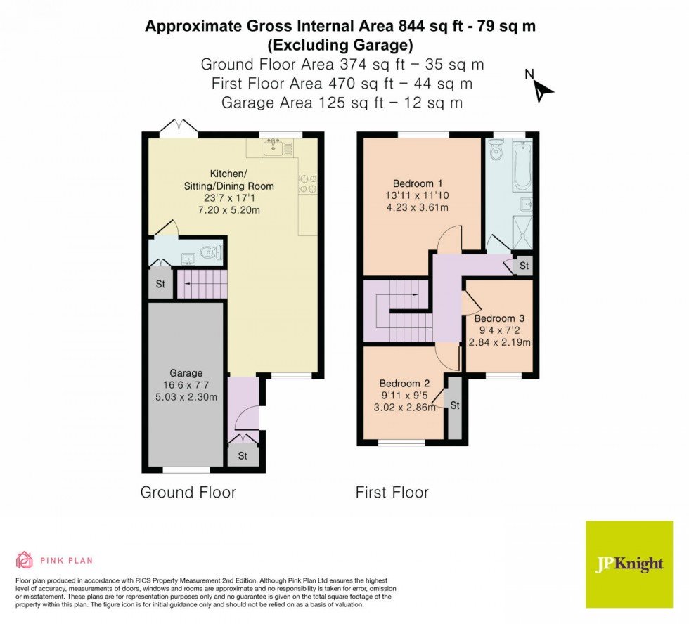 Floorplan for Marston Road, Thame, OX9 3YF