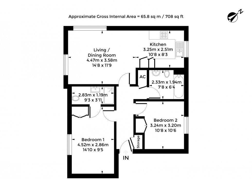 Floorplan for Wood Green, Woodcote, Reading, RG8 0QQ