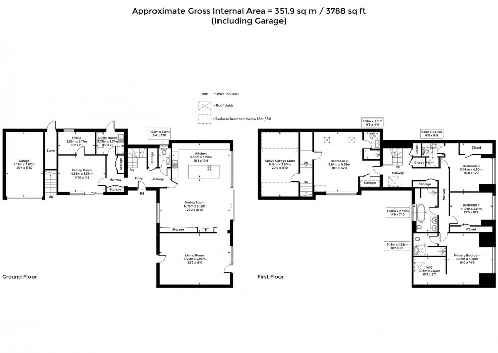Floorplan for Hithercroft, South Moreton, OX11 9AL