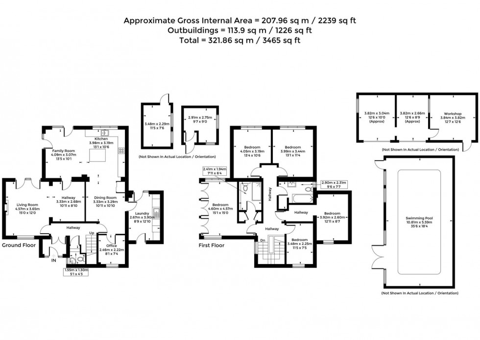 Floorplan for Martins Lane, Dorchester-on-Thames, Wallingford, OX10 7JE