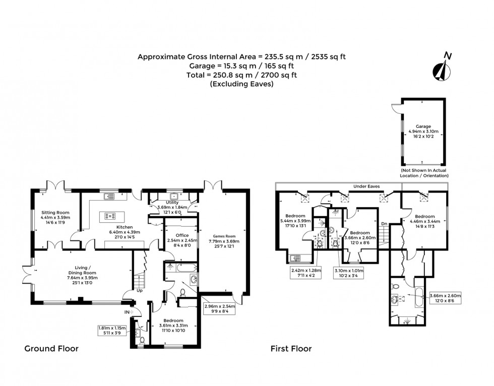 Floorplan for Monument Road, Chalgrove, Oxford, OX44 7RH