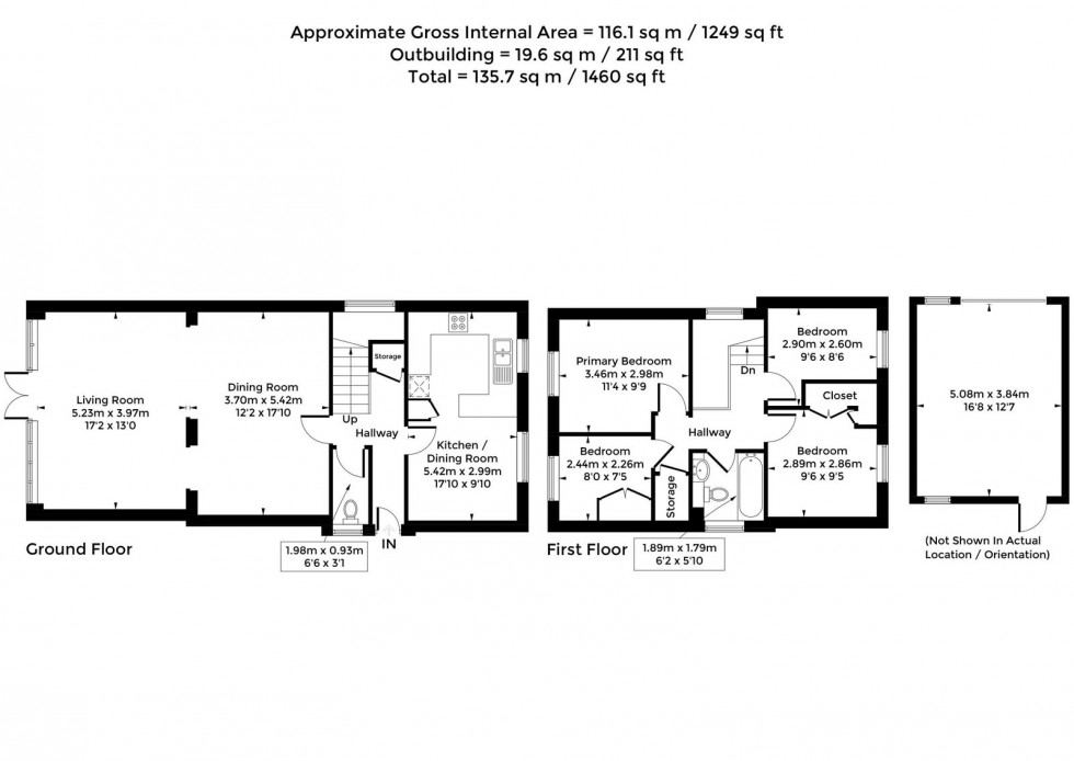 Floorplan for Wycombe Road, Stokenchurch, High Wycombe, HP14 3RG