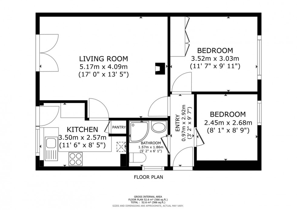 Floorplan for The Cedars, Benson, Wallingford, OX10 6LL