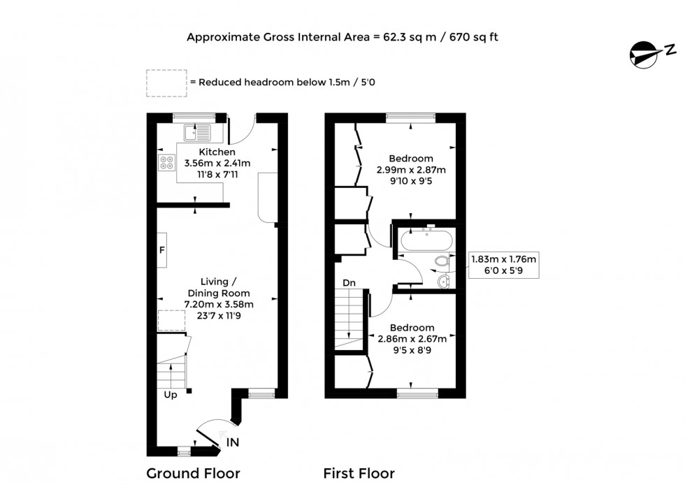 Floorplan for Atwell Close, Wallingford, OX10 0LJ