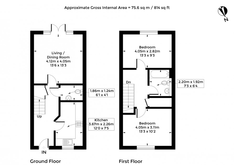 Floorplan for Mongewell, Wallingford, OX10 8FQ